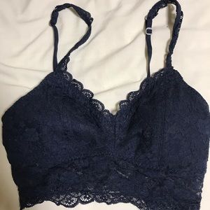 Xsmall Navy Blue Hollister Bralette